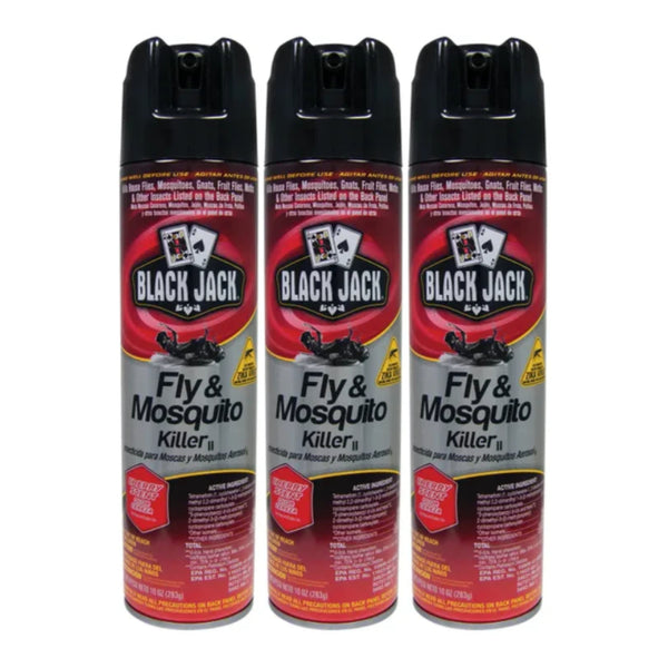 Black Jack Fly & Mosquito Killer - Cherry Scent, 10oz. (283g) (Pack of 3)