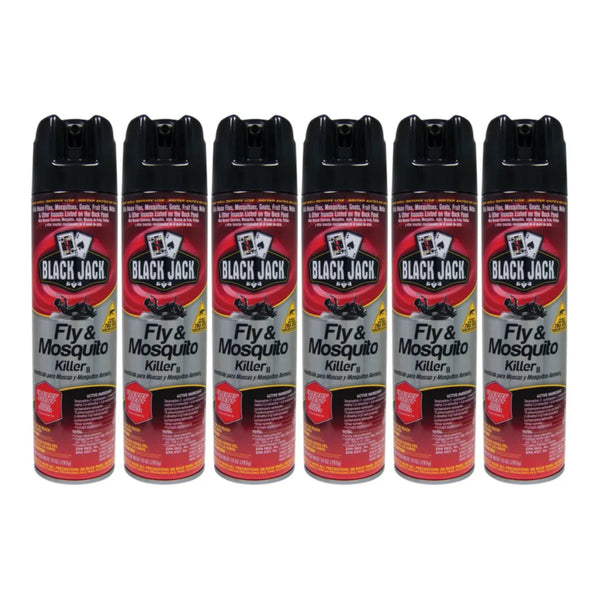 Black Jack Fly & Mosquito Killer - Cherry Scent, 10oz. (283g) (Pack of 6)