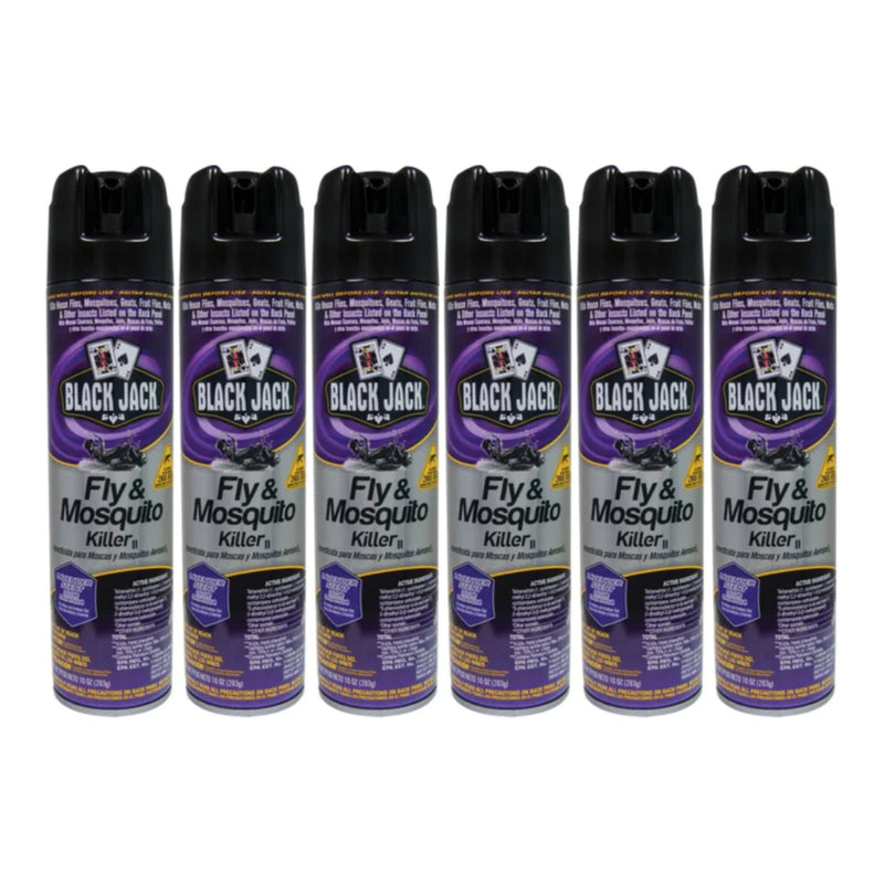 Black Jack Fly & Mosquito Killer - Lavender Scent, 10oz. (283g) (Pack of 6)