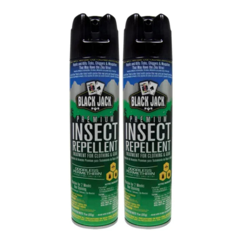 Black Jack Premium Insect Repellent - Odorless, 11oz. (312g) (Pack of 2)