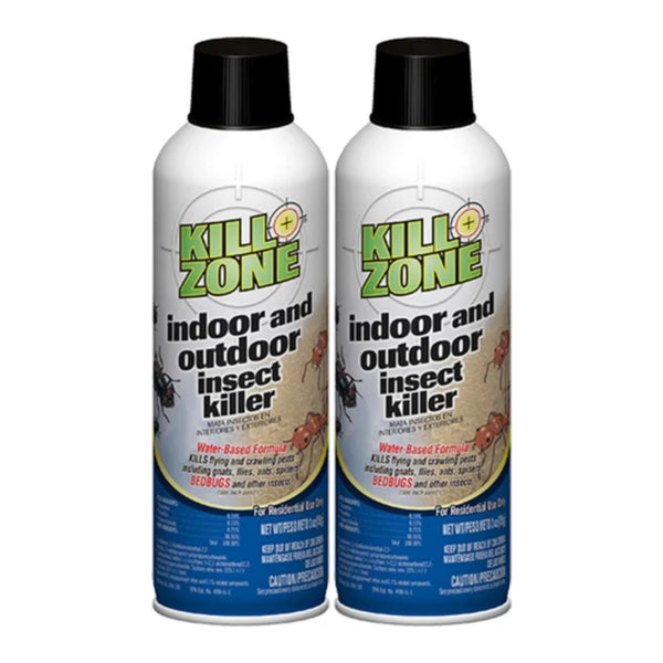 Kill Zone Indoor and Outdoor Insect Killer, 3oz. (85g) (Pack of 2)