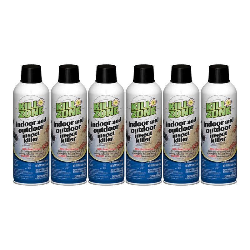 Kill Zone Indoor and Outdoor Insect Killer, 3oz. (85g) (Pack of 6)