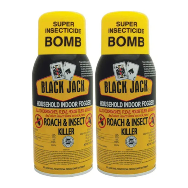 Black Jack Household Indoor Fogger Roach & Insect Killer, 7.5oz (Pack of 2)