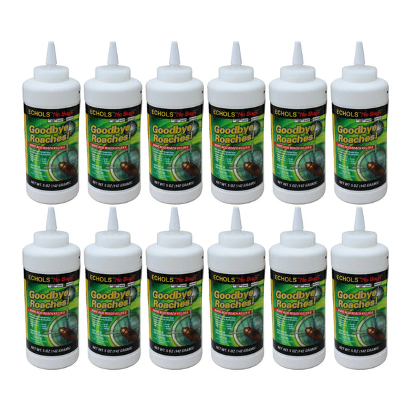 Echols by No Bugs M' Lady - Boric Acid Roach Killer II, 5oz. (142g) (Pack of 12)