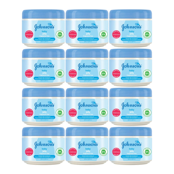 Johnson's Baby Jelly - Fragrance Free, 250ml (Pack of 12)