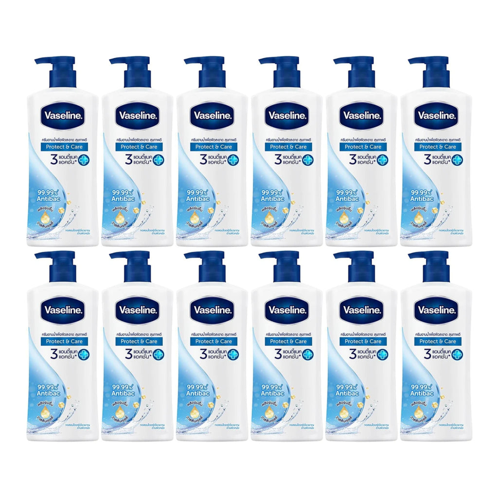 Vaseline Healthy Plus Protect & Care Body Wash, 13.5oz. (400ml) (Pack ...
