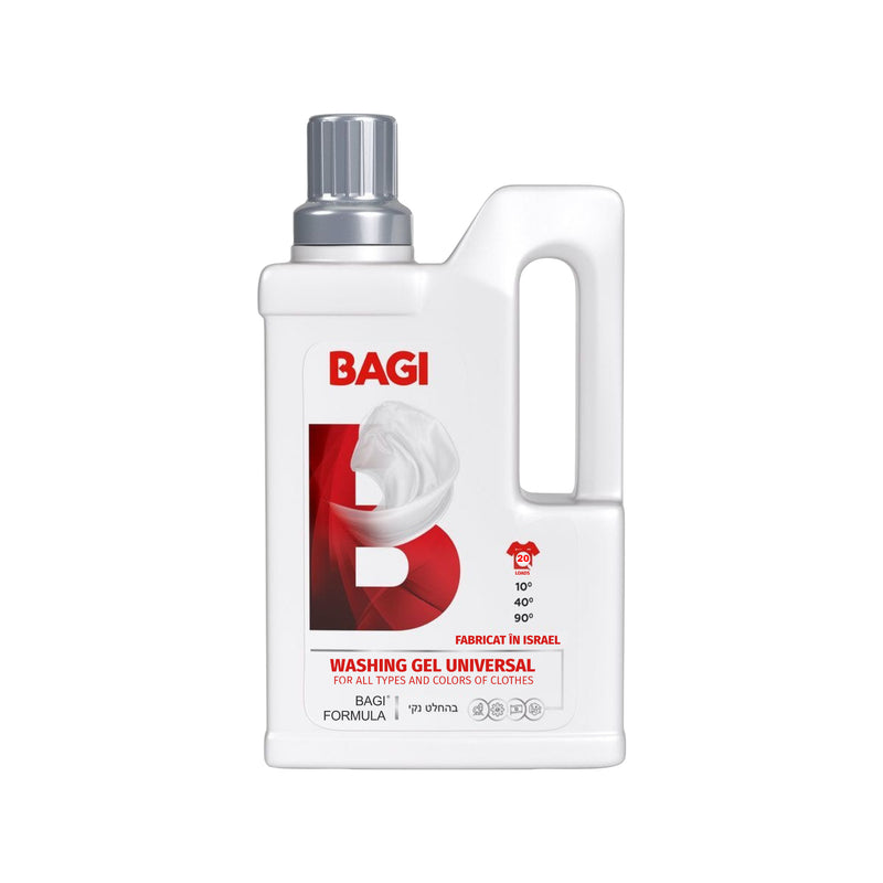 Bagi Universal Laundry Gel (Made in Israel) 20 Load, 33.4oz (950ml)