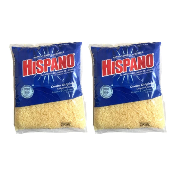 Hispano Original Cuaba Laundry Soap Powder Detergent, 14.1oz (400g) (Pack of 2)