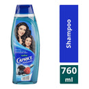 Caprice Shampoo Frutos + Agua De Coco Aroma Duradero y Brillo 760ml (Pack of 3)