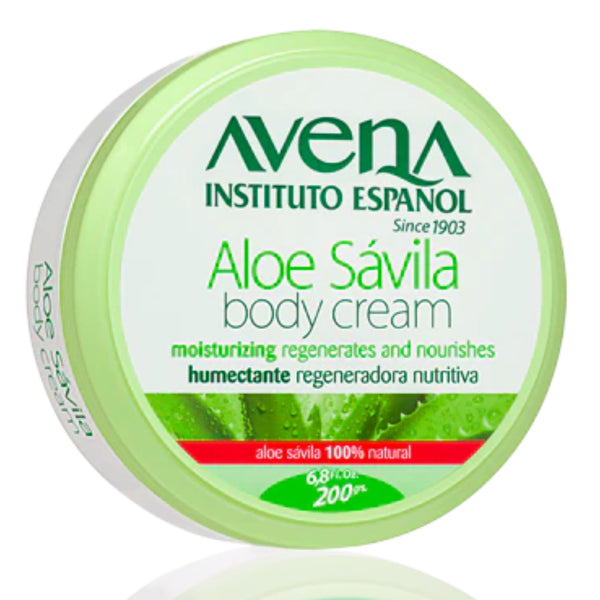 Avena Instituto Español Aloe Sávila Regenerating Body Cream, 6.8oz.