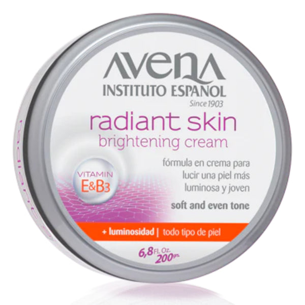 Avena Instituto Español Radiant Skin  Brightening Cream, 6.8oz.
