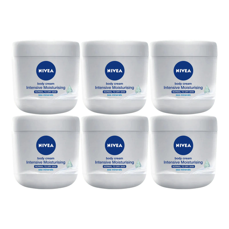 Nivea Intensive Moisturizing Body Cream Deep Moisture Serum, 13.5oz (Pack of 6)