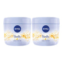 Nivea Vanilla & Almond Oil Body Cream, 13.5oz (400ml) (Pack of 2)