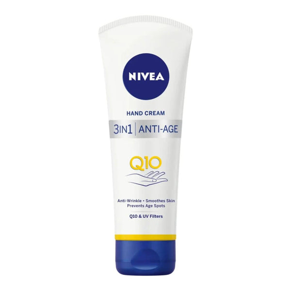 Nivea 3-in-1 Anti-Age Hand Cream w/ Q10 & UV Filters, 1oz. (30ml)