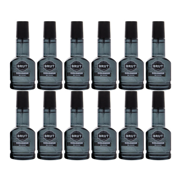 Brut Cologne For Men - Black Fragrance, 1oz. - Limited Edition (Pack of 12)