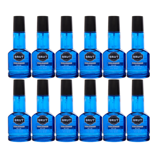 Brut Cologne For Men - Blue Fragrance, 1oz. - Limited Edition (Pack of 12)