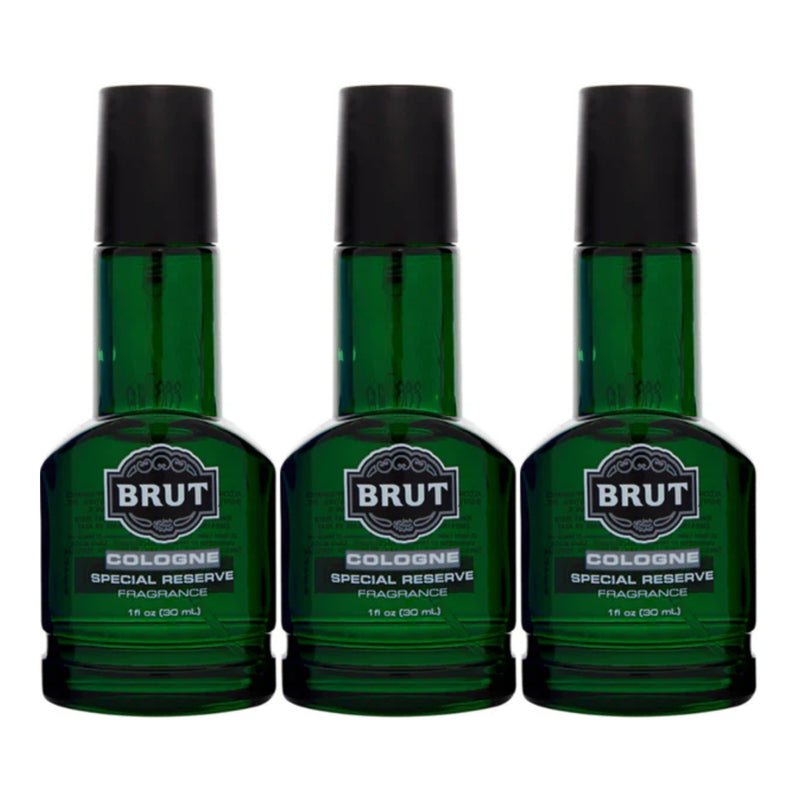 Brut Cologne For Men - Special Reserve Fragrance, 1oz. Limited Ed! (Pack of 3)