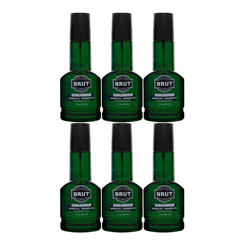 Brut Cologne For Men - Special Reserve Fragrance, 1oz. Limited Ed! (Pack of 6)