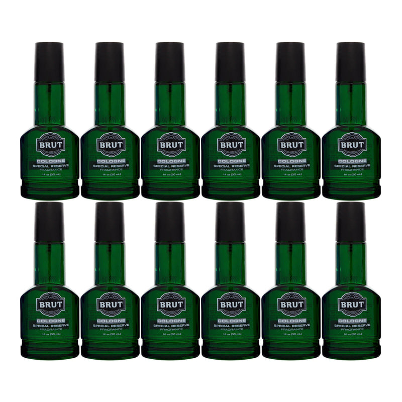 Brut Cologne For Men - Special Reserve Fragrance, 1oz. Limited Ed! (Pack of 12)