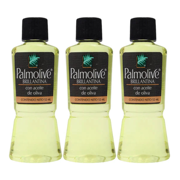 Palmolive Brillantine Con Aceite de Oliva (Olive Oil) 52ml (1.75oz) (Pack of 3)