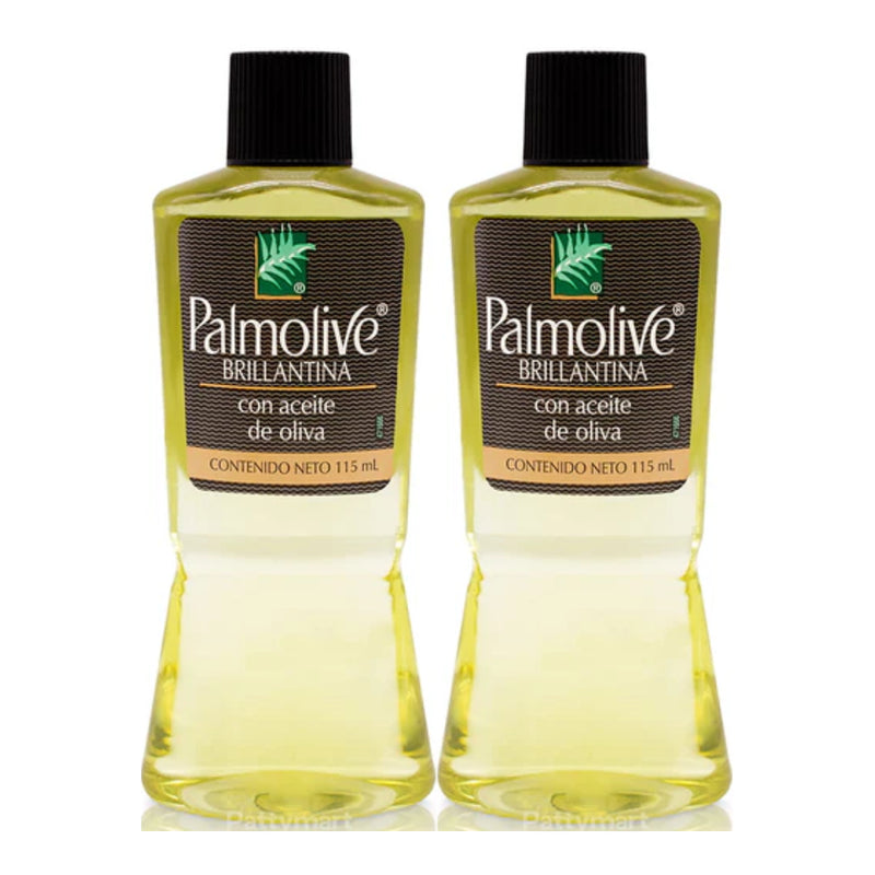 Palmolive Brillantine Con Aceite de Oliva (Olive Oil) 115ml (3.9oz) (Pack of 2)