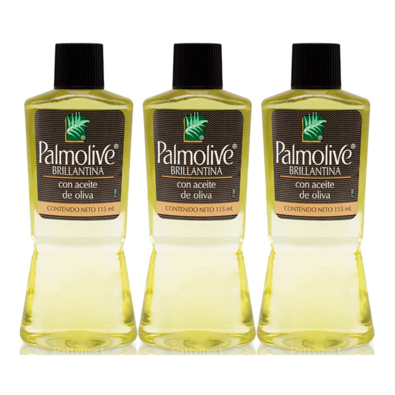 Palmolive Brillantine Con Aceite de Oliva (Olive Oil) 115ml (3.9oz) (Pack of 3)