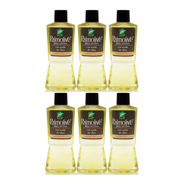 Palmolive Brillantine Con Aceite de Oliva (Olive Oil) 115ml (3.9oz) (Pack of 6)