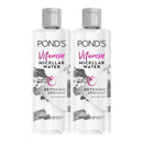 Pond's Vitamin Micellar Water - Detoxing Charcoal, 13.5oz (400ml) (Pack of 2)