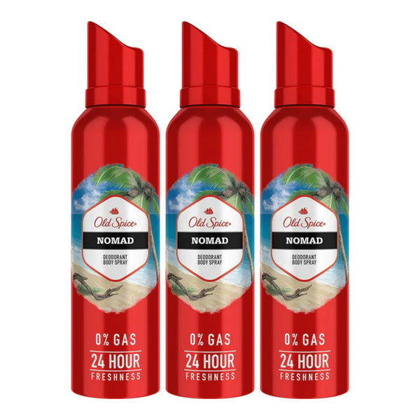 Old Spice Nomad Deodorant Body Spray, 4.73oz (Pack of 3)