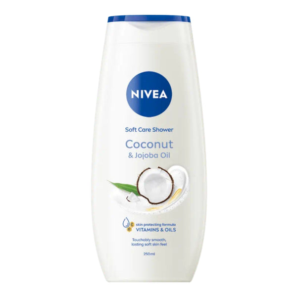 Nivea Coconut & Jojoba Oil Shower Gel w/ Vitamins, 8.45oz (250ml)