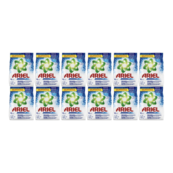 Ariel 2X Power Laundry Detergent Powder Original, 17oz (500g) (Pack of 12)