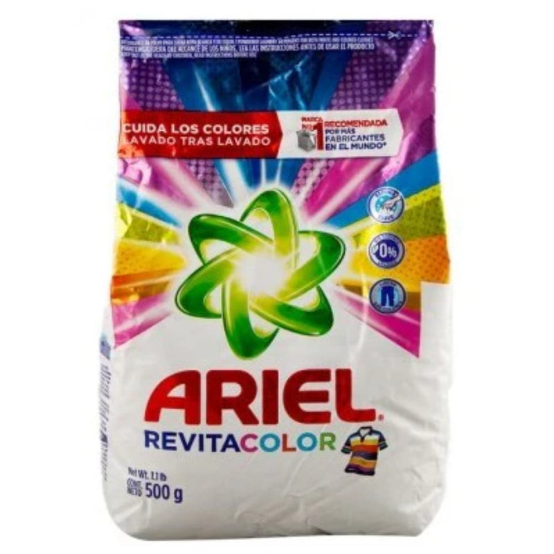 Ariel Revitacolor Laundry Detergent Powder, 17oz (500g)