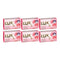 LUX Soft Touch Bar Soap With French Rose & Almond Oil, 80g (2.8oz) (Pack of 6)