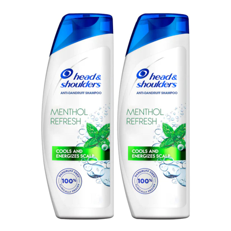 Head & Shoulders Anti-Dandruff Shampoo - Menthol Refresh, 13.5oz (Pack of 2)