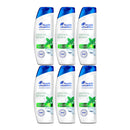 Head & Shoulders Anti-Dandruff Shampoo - Menthol Refresh, 13.5oz (Pack of 6)