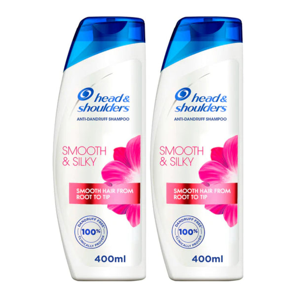 Head & Shoulders Anti-Dandruff Shampoo - Smooth & Silky, 13.5oz (Pack of 2)