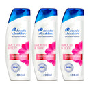 Head & Shoulders Anti-Dandruff Shampoo - Smooth & Silky, 13.5oz (Pack of 3)