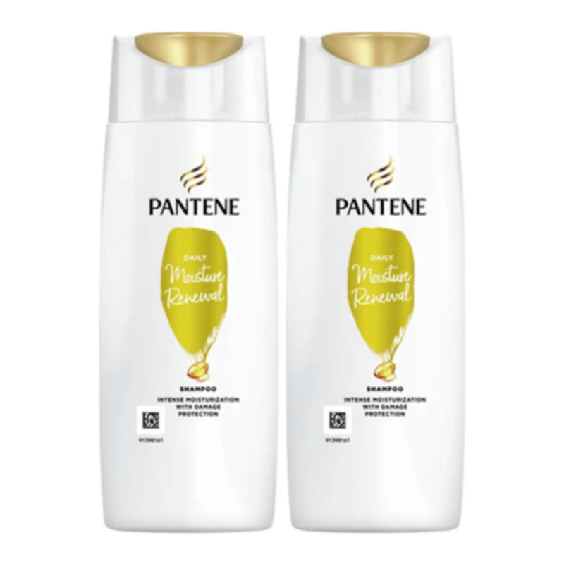 Pantene Daily Moisture Renewal Travel Size Shampoo, 70ml (2.37oz) (Pack of 2)