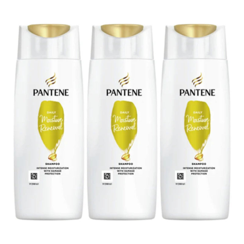 Pantene Daily Moisture Renewal Travel Size Shampoo, 70ml (2.37oz) (Pack of 3)