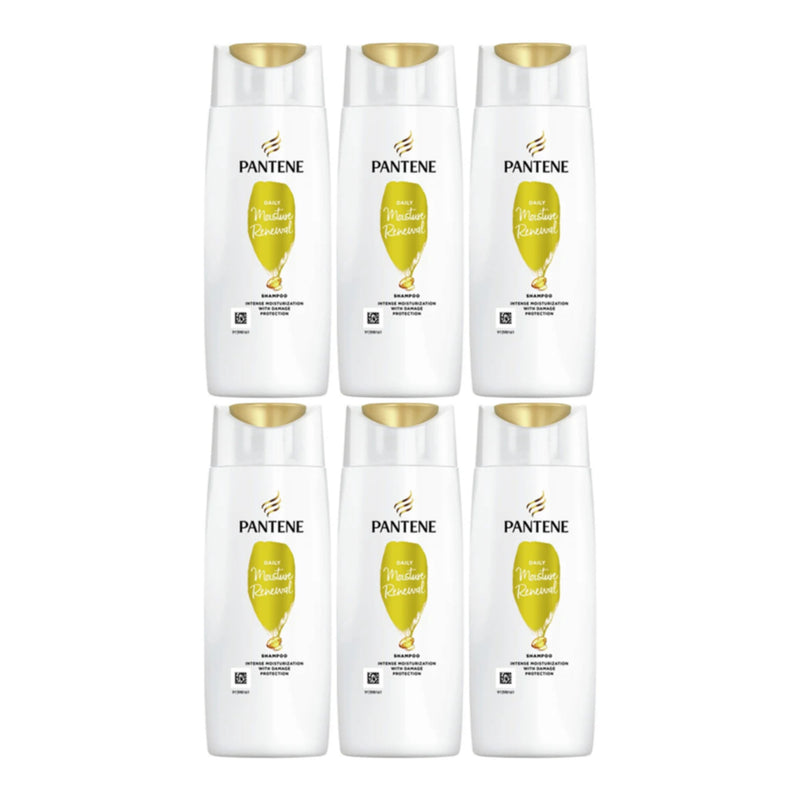 Pantene Daily Moisture Renewal Travel Size Shampoo, 70ml (2.37oz) (Pack of 6)