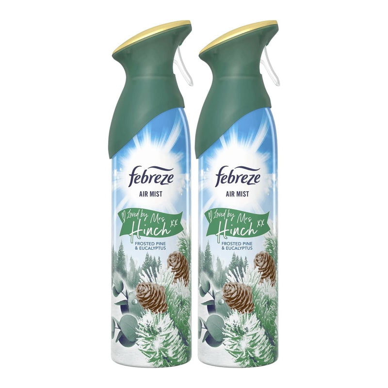 Febreze Frosted Pine & Eucalyptus Air Mist Spray, 300ml (Pack of 2)