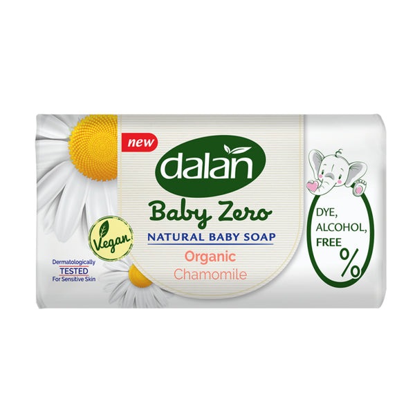 Dalan Baby Zero Natural Baby Soap Bar - Organic Chamomile, 2 Bars