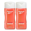 Reebok Move Your Spirit Shower Gel, 8.5oz (250ml) (Pack of 2)