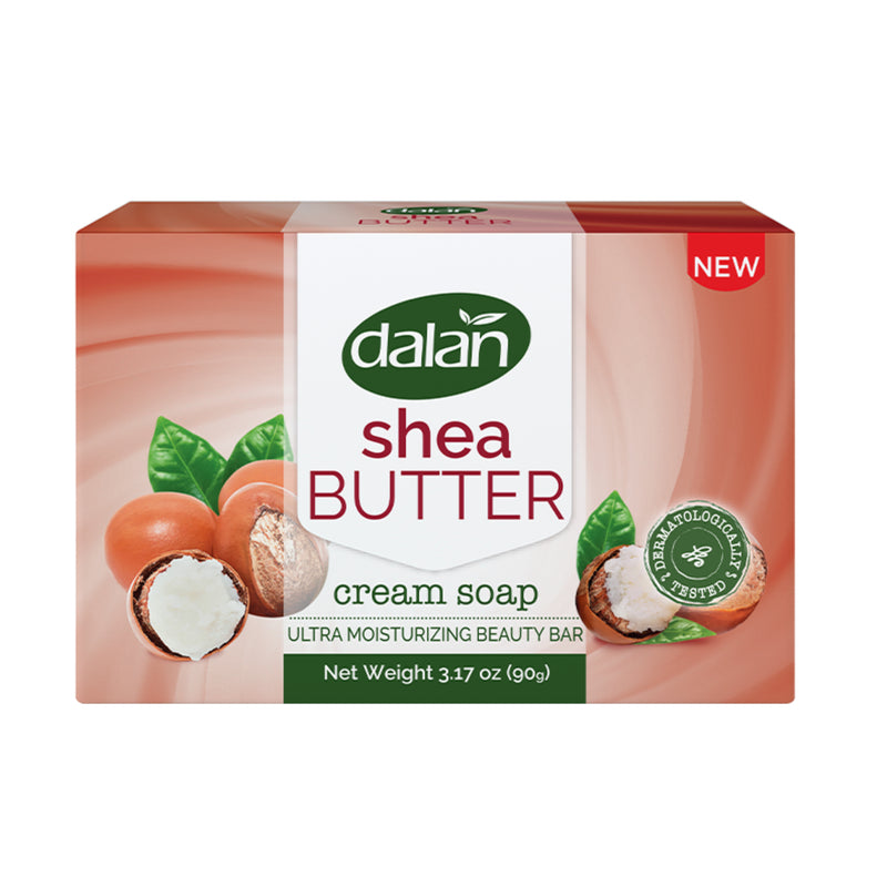 Dalan Shea Butter Cream Soap Bar, 3 Bars, 3.17oz