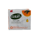 Dalan Multicare Soap Rainbow Papaya & Caring Milk, 3 Bars, 3.17oz