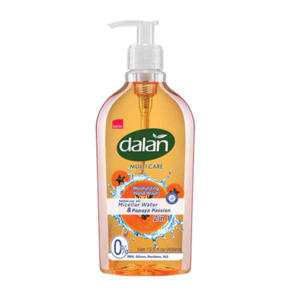 Dalan 2-in-1 Hand Wash - Micellar Water & Papaya Passion, 13.5oz.