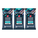Deodorant Face & Body Wipes for Him - Spring Waterfall Scent, 30ct. (Pack of 3)