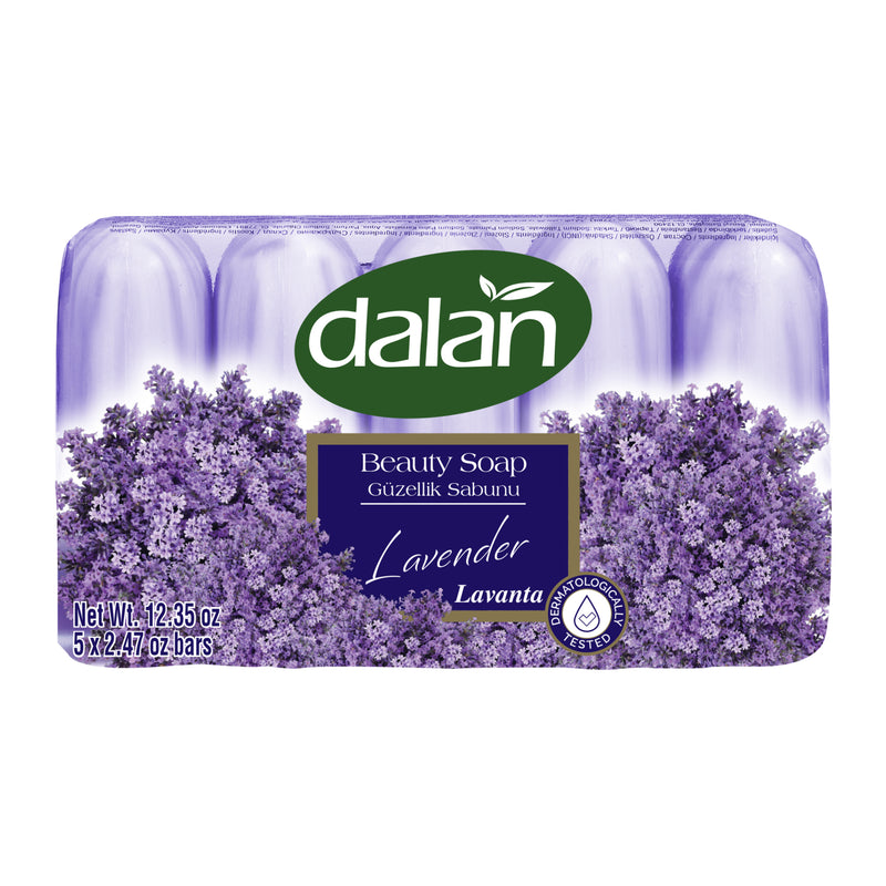 Dalan Lavender Beauty Soap Bar, 5 Bars, 2.47oz.