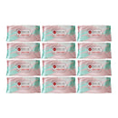 Make-Up Remover Wipes Hamamelis Virginiana, Vitamin E Acetate, 60ct (Pack of 12)