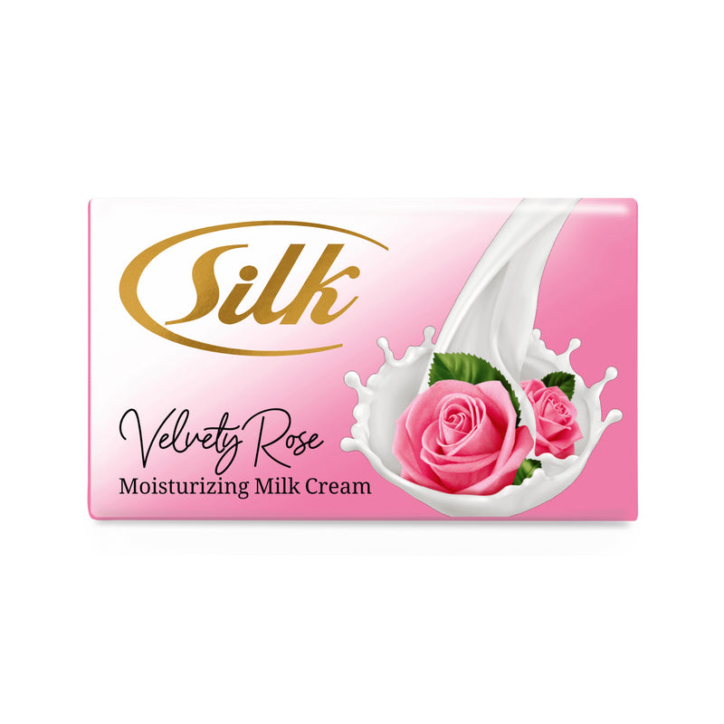 Silk Velvety Rose Beauty Bar Soap, 3 Bars, 3.53oz